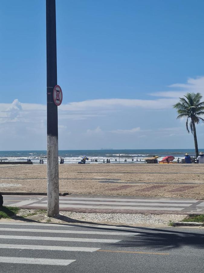 Kitnet Praia Grande Ocian 50 M Da Praia Luaran gambar